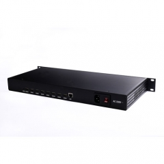 8 channel HDMI video encoder h.265 H.264 1080P for iptv live broadcasting with http rtsp rtmp rtmps utp rtp udp 1U Rack