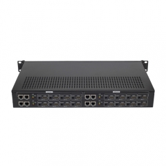 Low Cost 1U 16 channels H.264 Encoder 8 ports H.265 HEVC 1080P IP Live Streaming Video IPTV Encoder