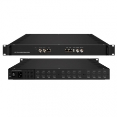Hot selling digital modulator 24 Channels HDMI ISDB-T DVB-C DVB-T/T2 RF HD to RF Encoder Modulator