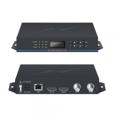 Portable multi-channel H.264 HDMI encoding, multiplexing and modulation all-in-one Encoder DVBT DVBC ASTC RF Modulator