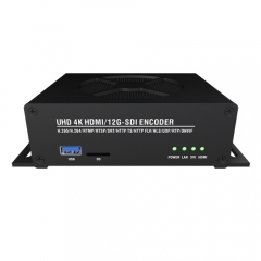 H.265 HEVC 4K 60fps Video Live SMPTE HDR HDMI Encoder Support RTMPS RTSP SRT UDP Protocol HDMI over Network IP transfer Streamer