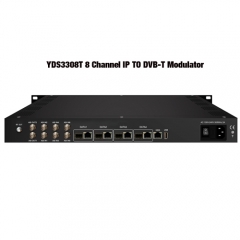 New 8in1 IP ASI to RF DVB-C DVB-T ISDBT Modulator Headend Decoder SFP USB Converter IP to ISDBT Modulator