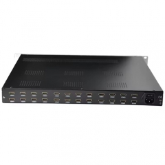 Digital TV H.264 Mpeg-4 24 Hdmi to qam DVB-C DVB-T ISDB-T ATSC RF Encoder Modulator For Hotel Hospital