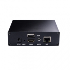 H.265 HEVC H.264 HD HDMI USB to IP Video Encoder SRT RTMP HLS Live Streaming Broadcast Streamer