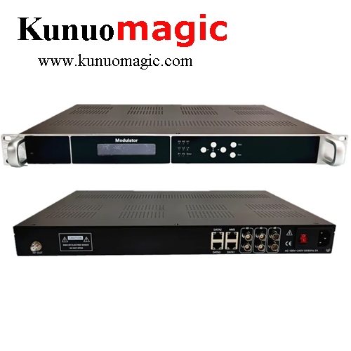 RTMP/HTTP/RTSP/HLS/SRT to 16/24 Channels Digital RF ISDB-T/DVB-T/ATSC CATV Headend Modulator