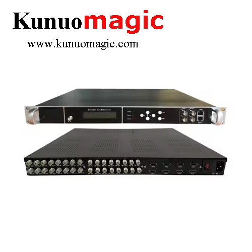 1080p HD H.264 Modulator Multi Channel HDMI and Tuner to rf modulator DVB-S2 DVB-T2 to QAM Encoder Modulator