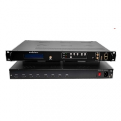 HD Modulator Digital Encoder 8 Channels HDMI to RF DVB T DVB C ISDBT CATV Broadcasting Equipment