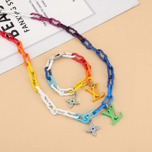 Wholesale Fashion Necklace and Bracelet set with box #8256