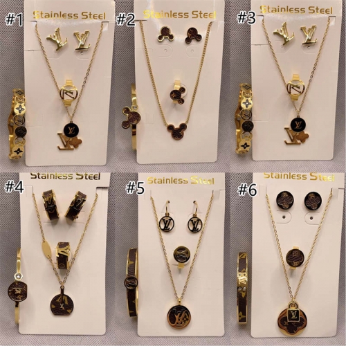 Wholesale Fashion Necklace and Bracelet & earring set #9088