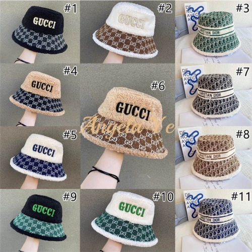 Wholesale fashion plush bucket hat #12631