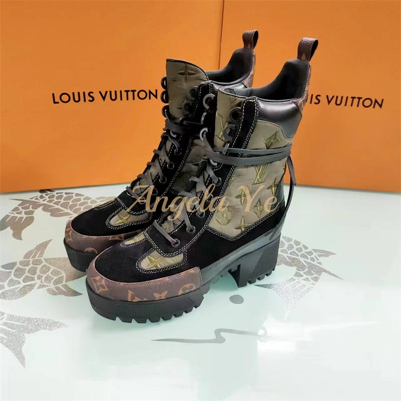1 Pair Top quality fashion boots size:5-11 with box free shipping #16581