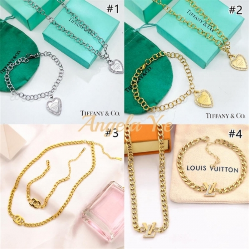 Wholesale fashion necklace & bracelet with box #18087