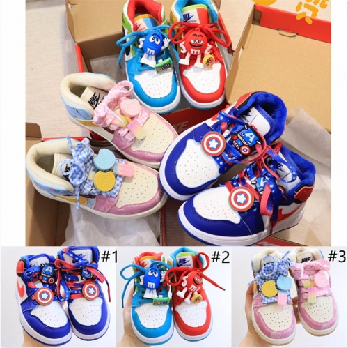 1 Pair Plush sport shoes for kid size:9C-4Y with box #12977