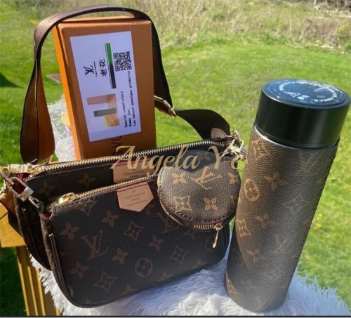 1 set fashion bag & cup with box LOV #17658