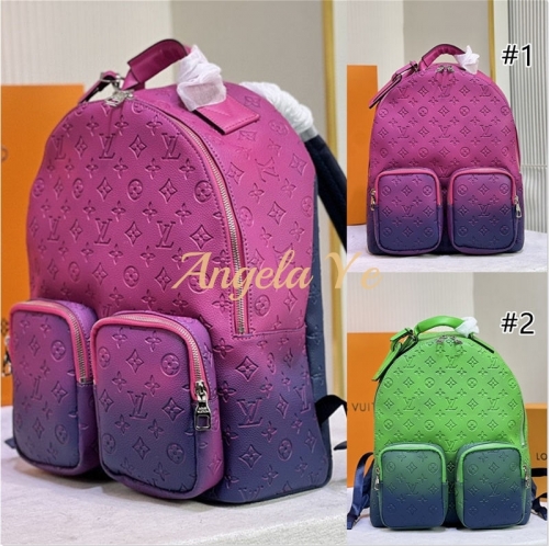 Top quality fashion Leather backpack size:30*40*15.5cm LOV #19038