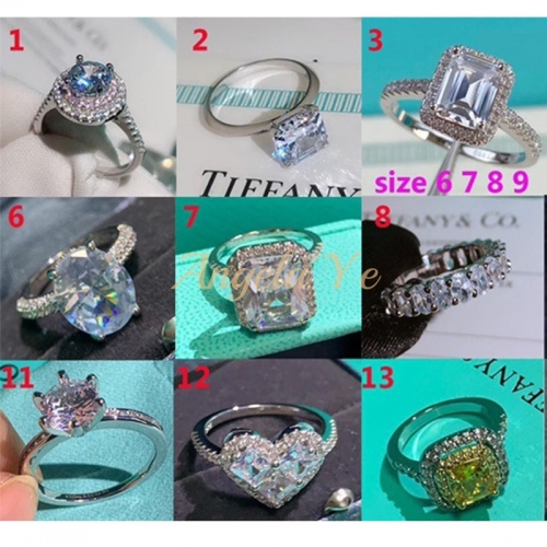Wholesale Fashion Ring with box size:6-9 TIY #15715
