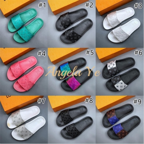 1 pair fashion slide slipper size:5-11 with box LOV #19312