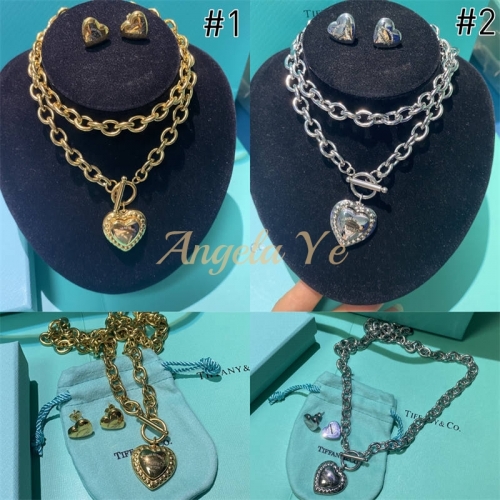 Wholesale Fashion Necklace and earring set with box TIY #13882