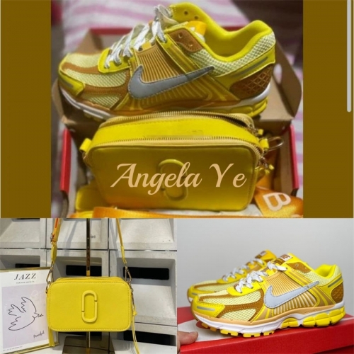 1 set fashion sport shoes & camera bag free shipping MJ #20193