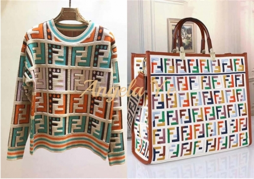 wholesale fashion sweater & Tote bag set FEI #12252