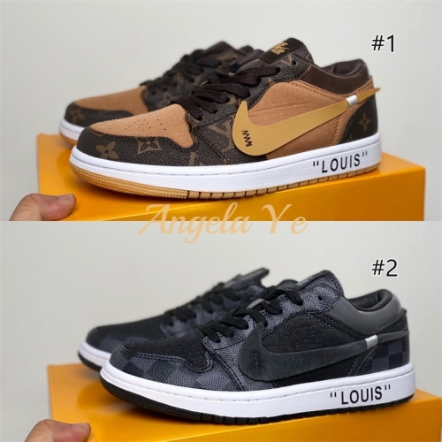 1 Pair fashion sport shoes size:5.5-11 with box free shipping AJ-1 LOV #21971