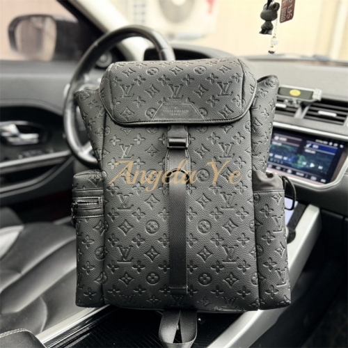 Top quality fashion real leather backpack size:35*54.5*19cm LOV #23079