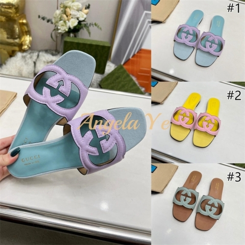 1 pair fashion slide slipper size:5-12 with box GUI #23245