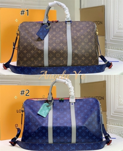 Top quality real leather Luggage bag size:45*27*20cm LOV #23270