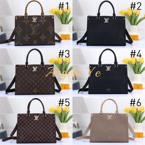 High quality fashion real leather Tote bag size:33*12.5*25cm LOV #22275
