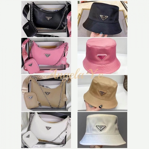 wholesale Fashion bag & hat set PRA #9619