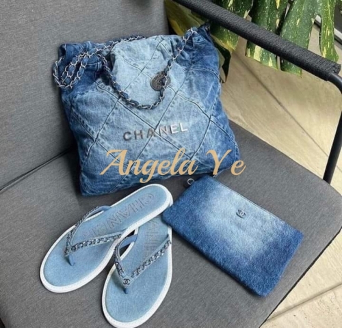 1 set fashion slipper & shoulder bag free shipping CHL #23488