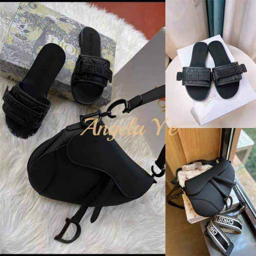 1 set fashion slipper & shoulder bag free shipping DIR #23539