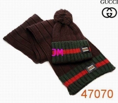 GUCCI Hat Scarf Set 035