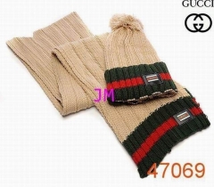 GUCCI Hat Scarf Set 036