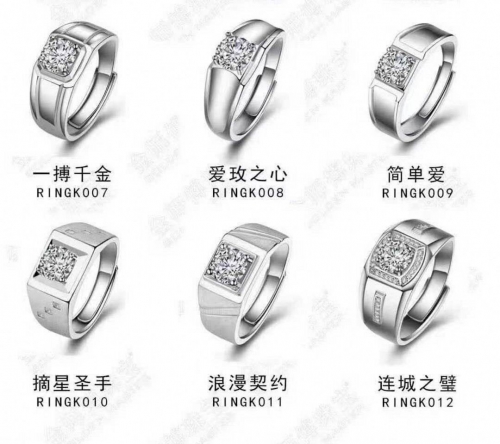 Fashion Diamond Men Ring 2753