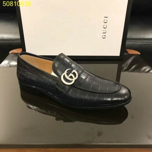 GUCCI Leather Shoes Men 017
