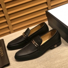 GUCCI Leather Shoes Men 254