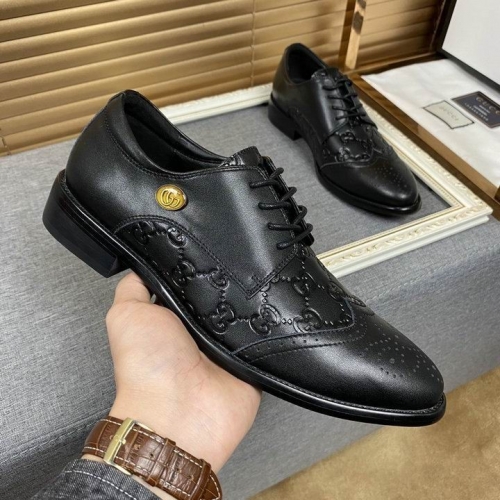 GUCCI Leather Shoes Men 165