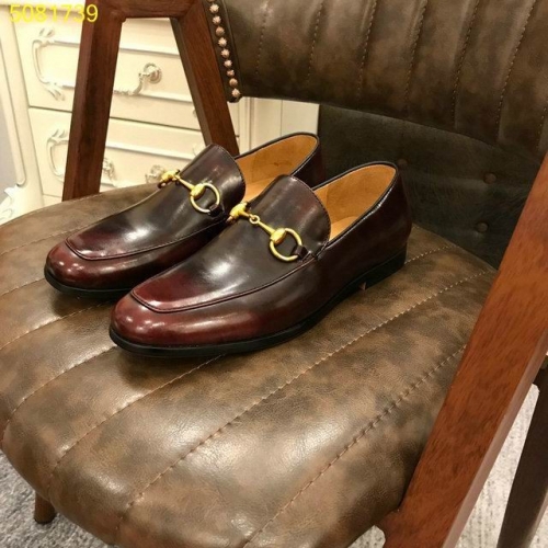 GUCCI Leather Shoes Men 007