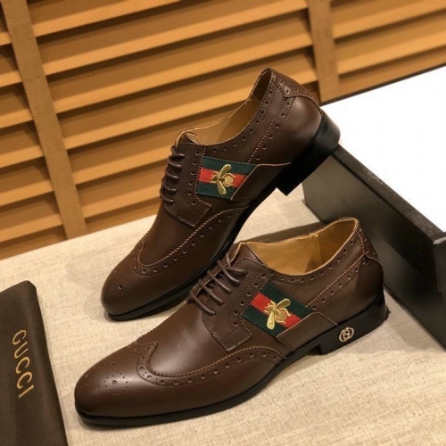 GUCCI Leather Shoes Men 167