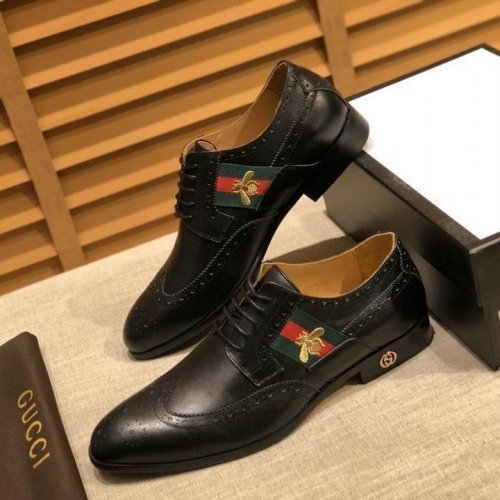 GUCCI Leather Shoes Men 168