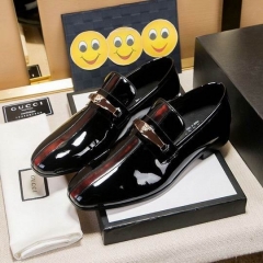 GUCCI Leather Shoes Men 064