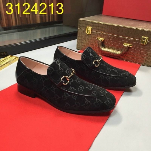 GUCCI Leather Shoes Men 004