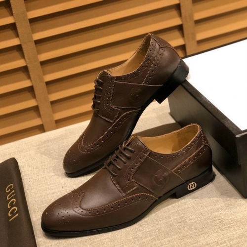 GUCCI Leather Shoes Men 170