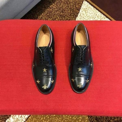 GUCCI Leather Shoes Men 006