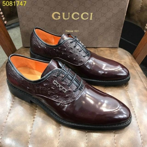 GUCCI Leather Shoes Men 010