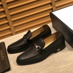 GUCCI Leather Shoes Men 260