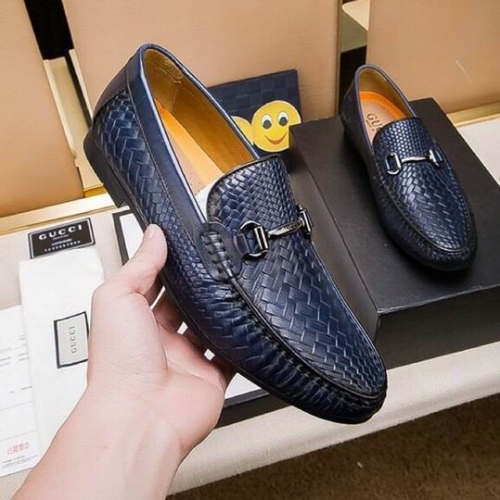 GUCCI Leather Shoes Men 074