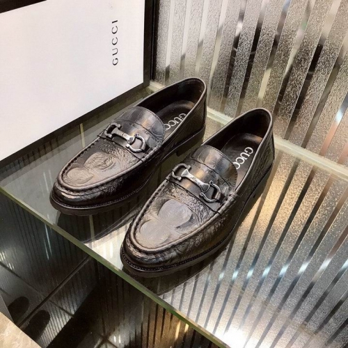 GUCCI Leather Shoes Men 187