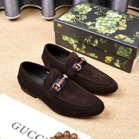 GUCCI Leather Shoes Men 036